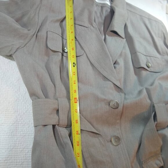 Vintage JH Collectibles  size 10   taupe-mushroom-brown jacket - Picture 12 of 16